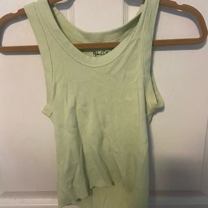 Brandy Melville Connor Tank in lime green